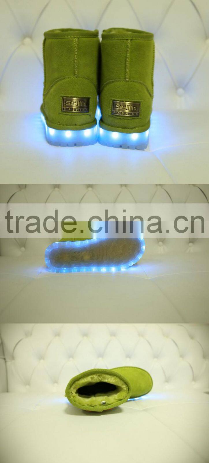 HFR-TS-12-3 New style shiny shoelaces nylon round ankle boots