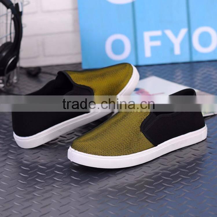 Hot selling lastest comfortable slip-on mesh men shoes casual sneakers