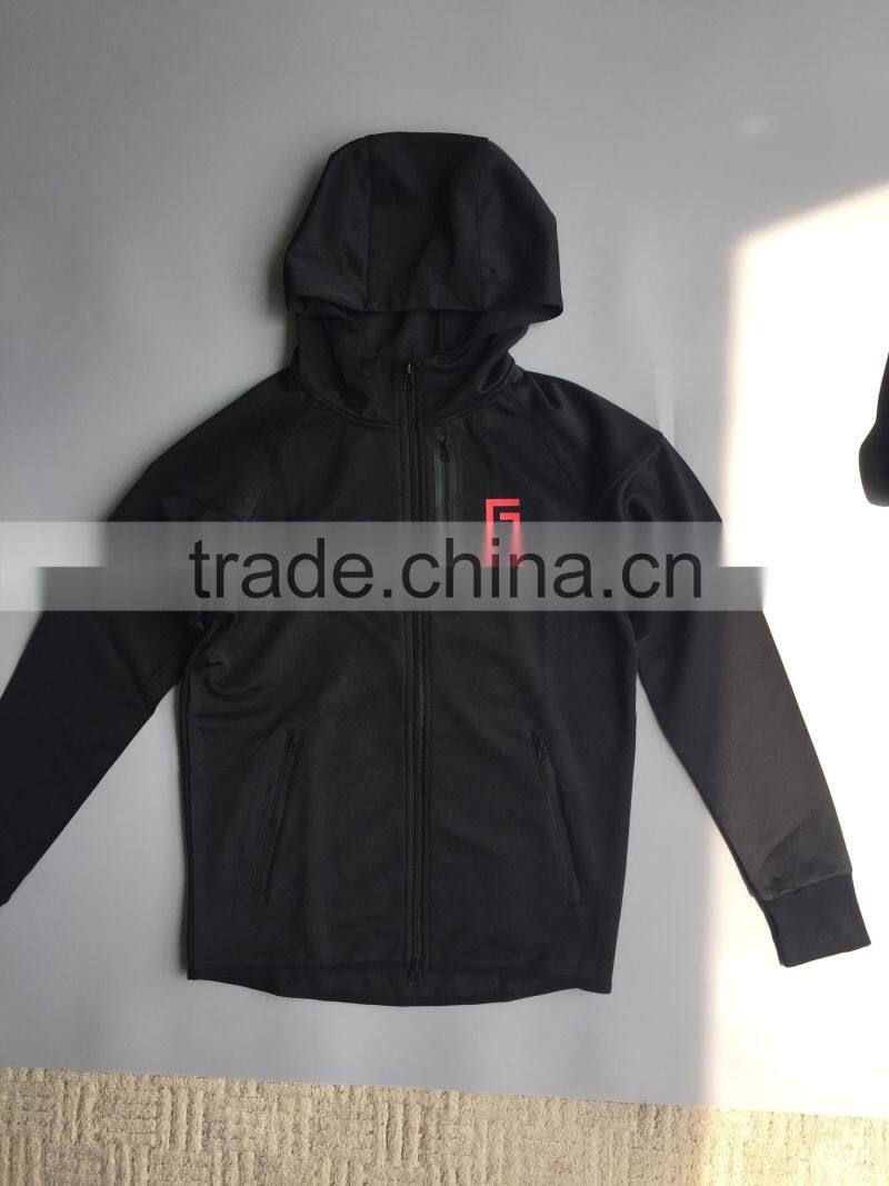 custom logo mens 100%polyester long sleeve sweater hoodies