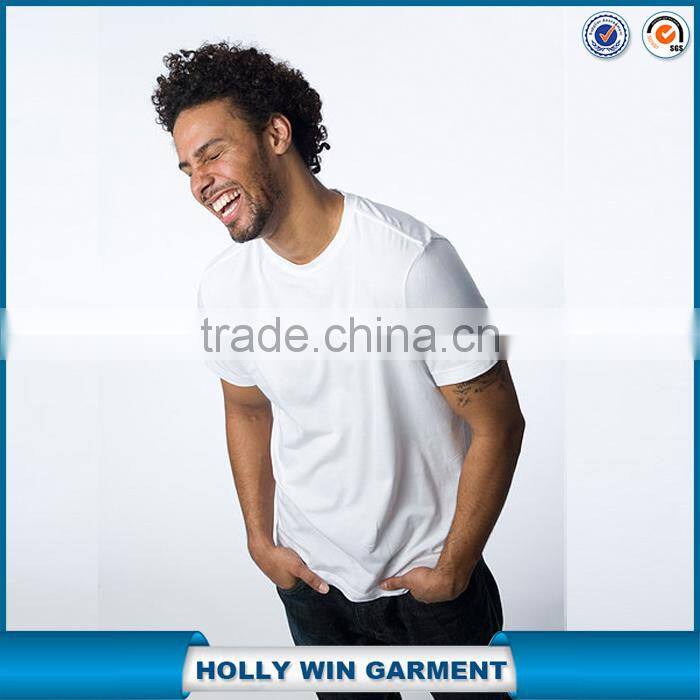 China Wholesale O neck white tshirt for men, bulk blank T-Shirts