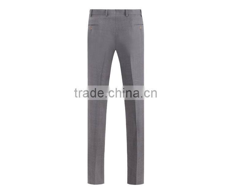 New Design Men Light Grey Checked Formal Pants Designs