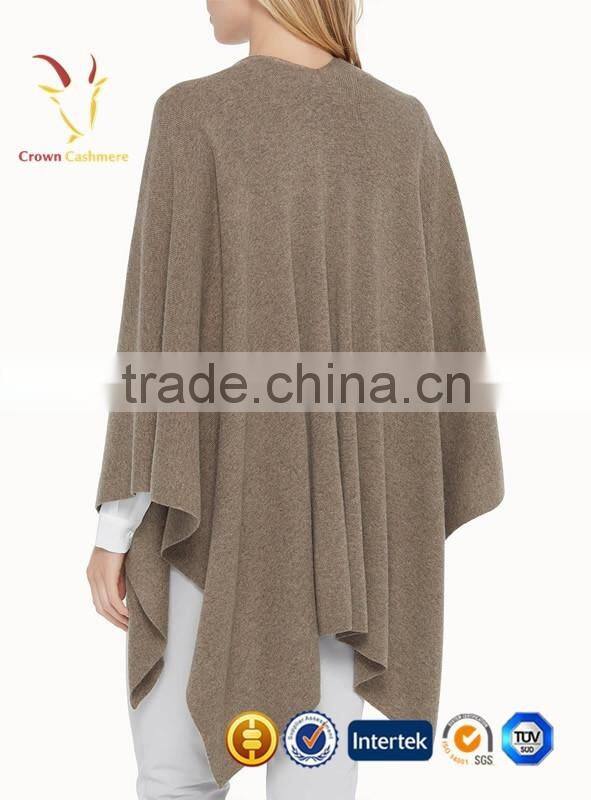 Women Warmest Wholesale Cashmere Knitted Poncho