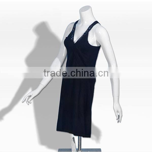 summer fashion and contracted black women's dress