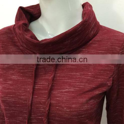 New Women fashion hoodies high neck