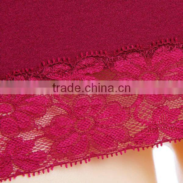 seamless polyamide and spandex lace bottom womens tank top