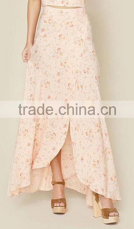 Runwaylover EY2204D Hot Sale 2017 Ladies Fashion Long Style Printed Skirt