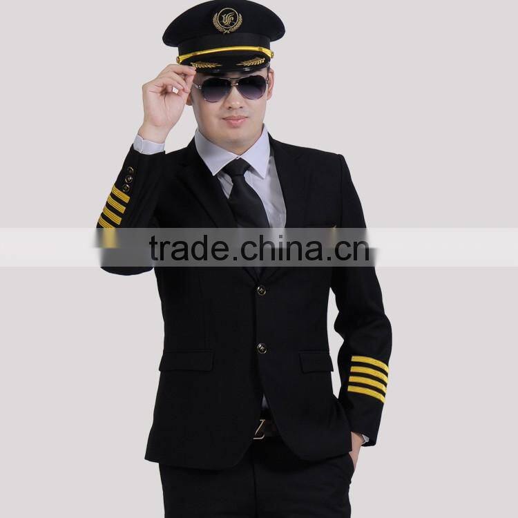 China Suppliers for Airport Work Wear Clothing Airline Pilot Uniform