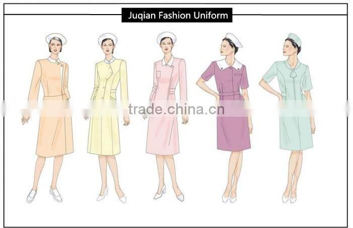 Short Sleeve White Blouse Nurse Uniform White Hospital Scrub Tops