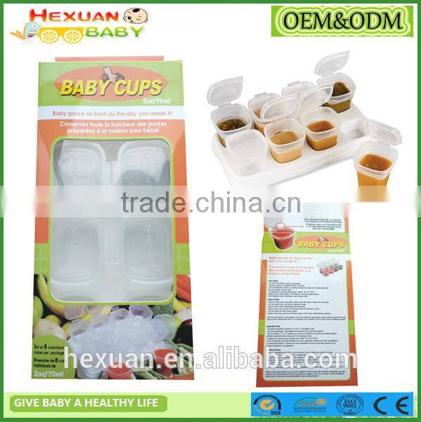 OEM factory or stocked designs Baby Cubes Food Container