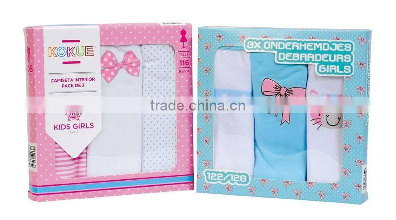 Girls underwear with cute cartoon for children
