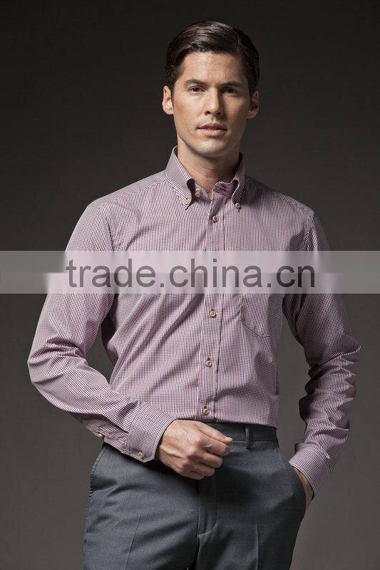 2015 latest style cotton mens custom dress shirt