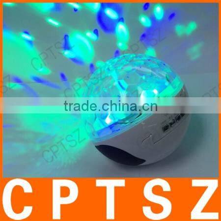 Colorful stage lights effects rotation Bluetooth speaker, card speaker,