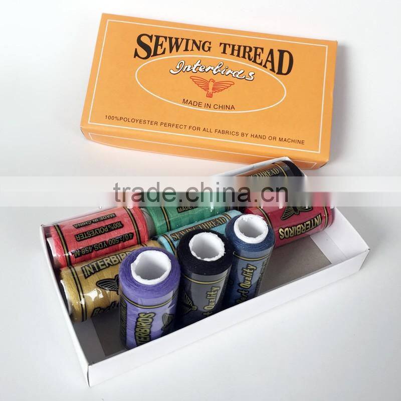 waxed 100% polyester braided thread