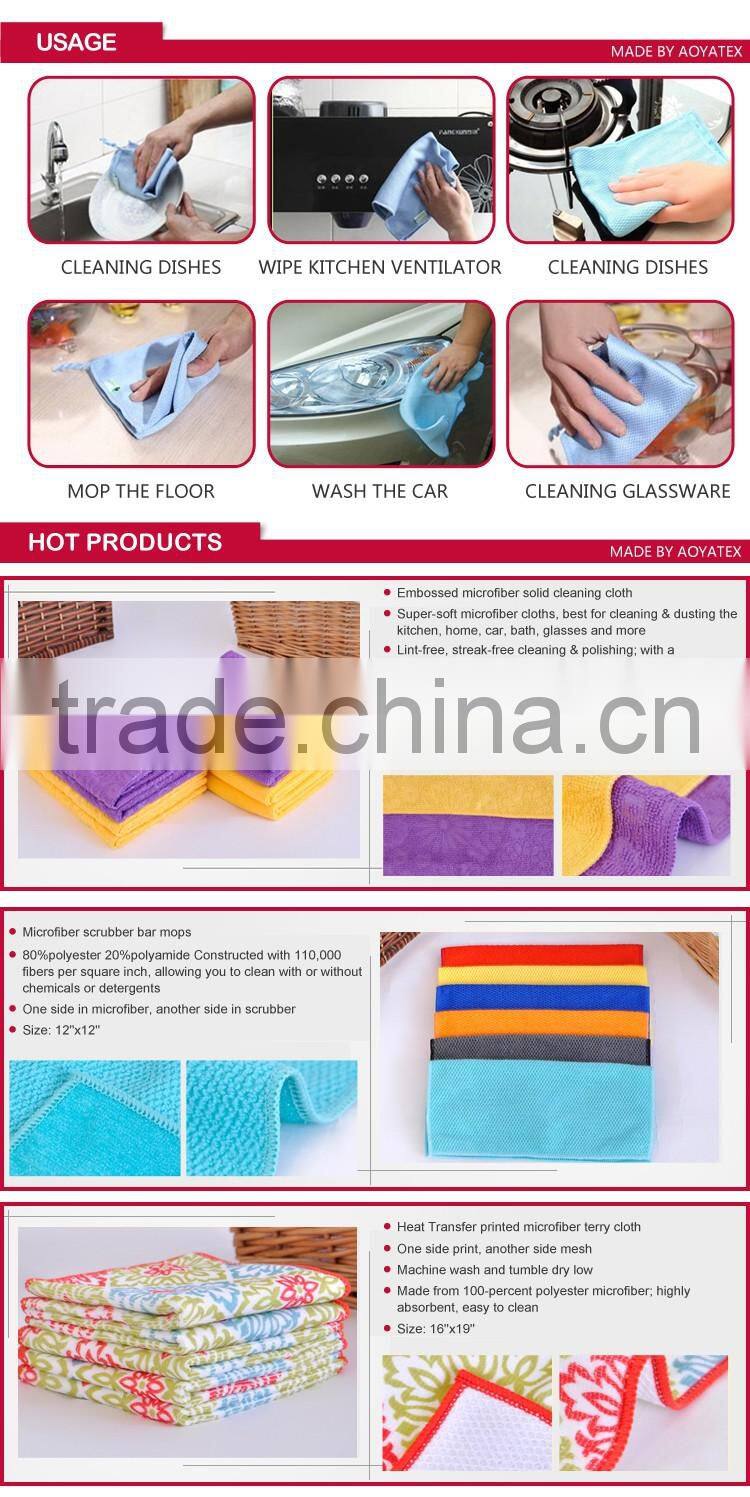 solid terry microfiber car cleaning cloth, good quality cleaning rags