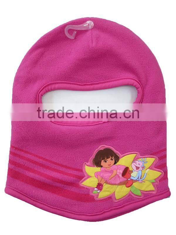 cartoon mask polar fleece face beanie hat