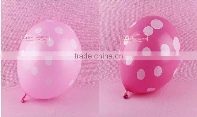 12inch Polka Dot Printed Party Wedding Decorate Latex Balloon