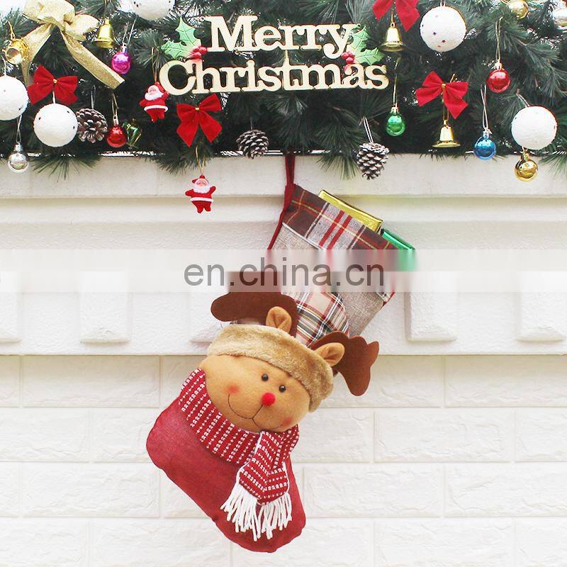 Christmas Tree Decoration Party Gifts Santa Claus Snowman Elk Christmas Stocking