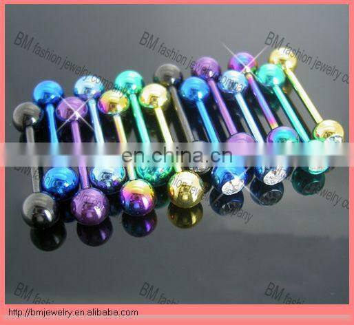 Fashion hot sale vibrating tongue ring barbell body piercing jewelry
