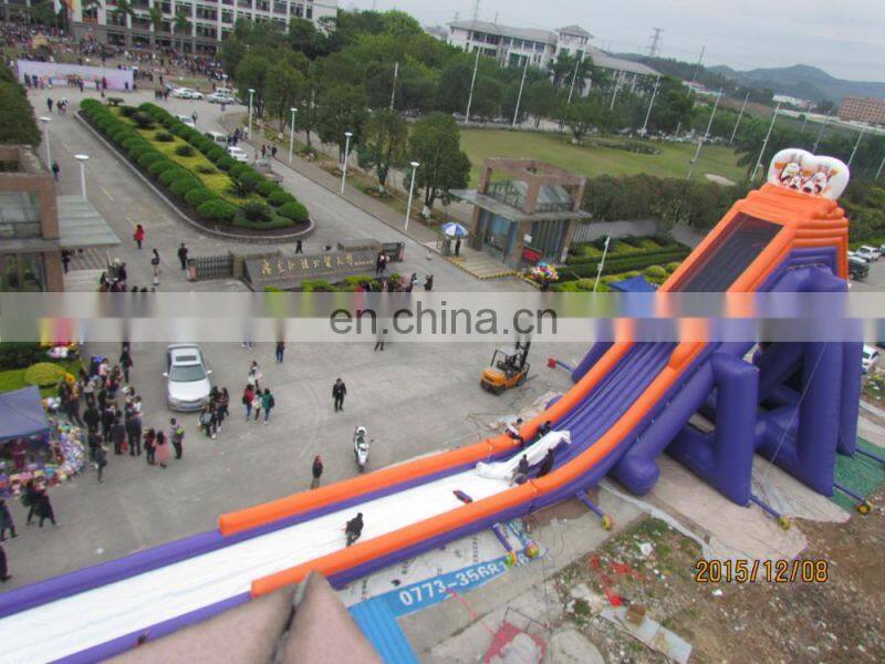 Good quality giant slide adult inflatables sale lake inflatable water slides for kids and adults