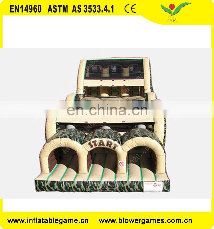 Camouflage adult and kids obstacle course for sale