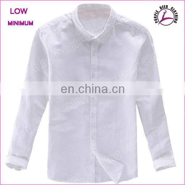 Latest shirt desing for men white shirt fabric plain dress shirt