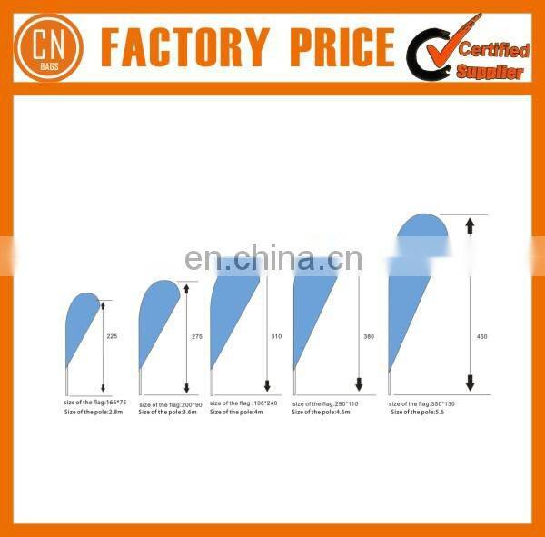Logo Promotion Custom Outdoor Feather Flag Banner