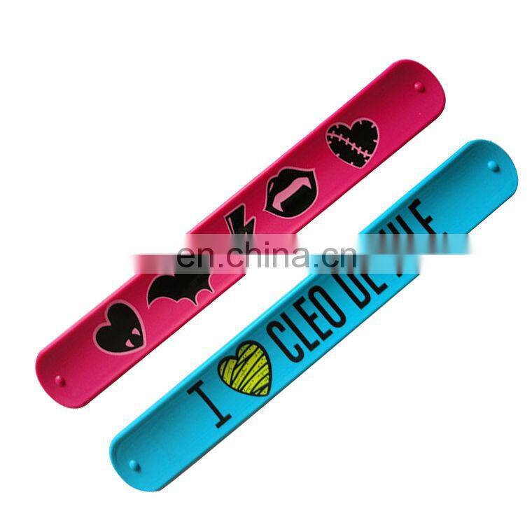 shenzhen high quality plain logo customised cute silicone wristband