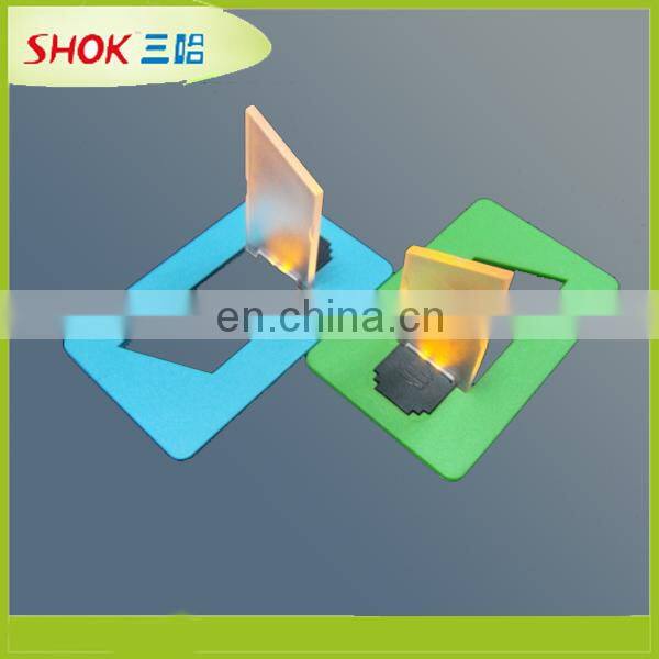 2015 Promotional plastic fashionable mini credit card light