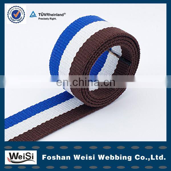 High Quality Canvas Web Belt Material Custom Polyester Webbing