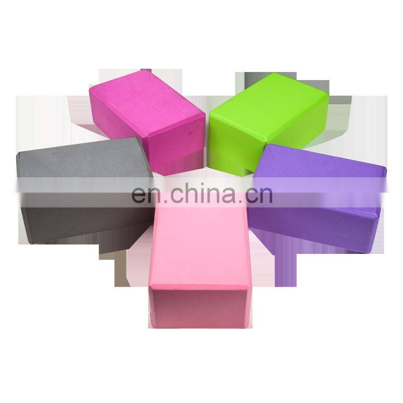 Custom Printed High Density EVA Colorful Foam Yoga Block