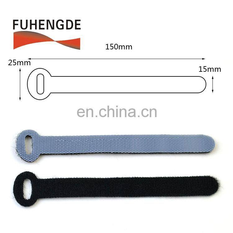 Best quality hook loop binding ties fasteners holder cable tie