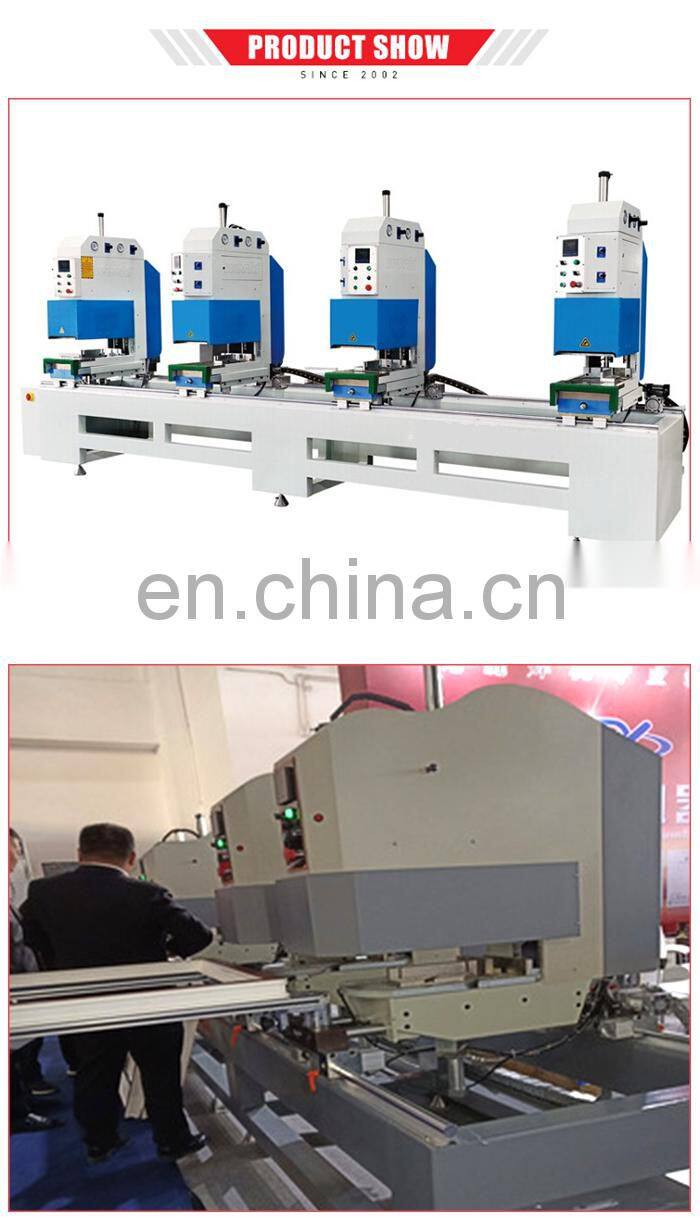 Pvc plastic window door welding making machine