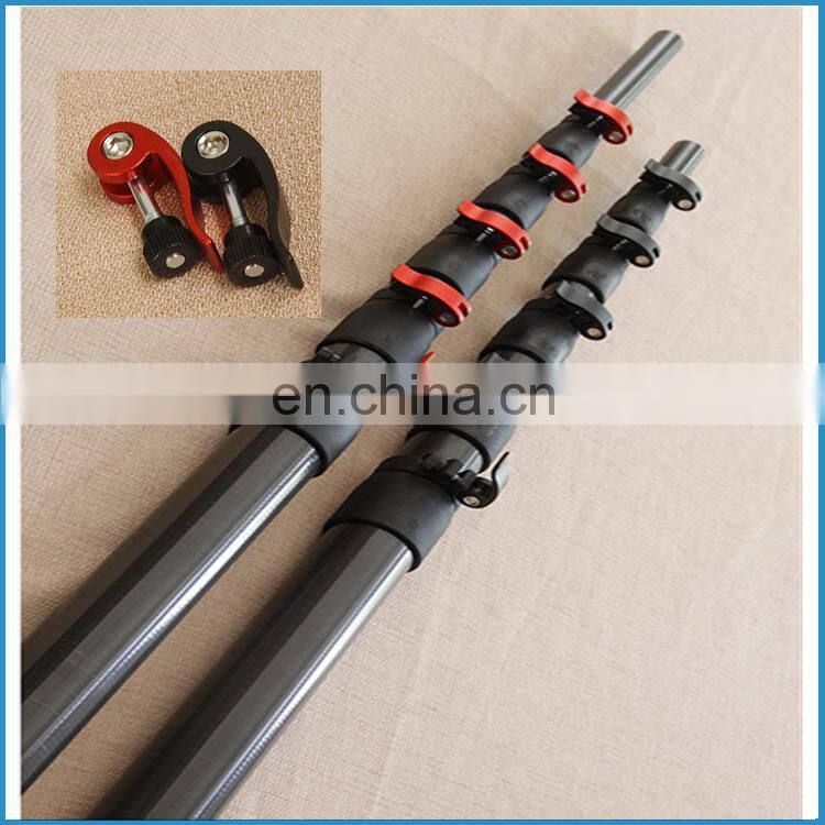 carbon fiber stick with clamps