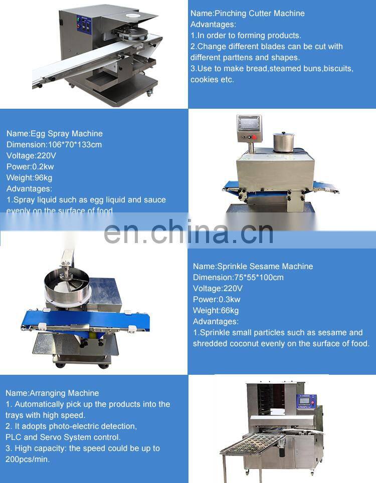 Best Selling Egg York Crispy Bread Making Machine with Sprinkle Sesame Seeds