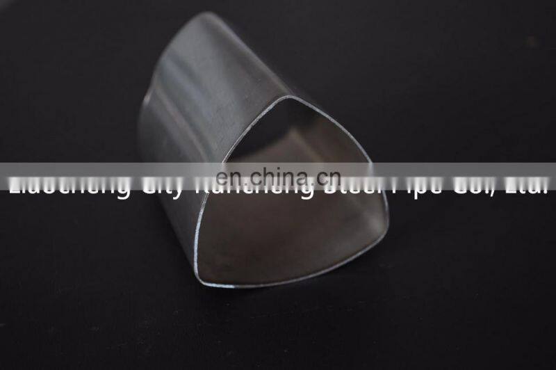 Polishing 201 202 304 Stainless Triangle Steel tube for Decoration