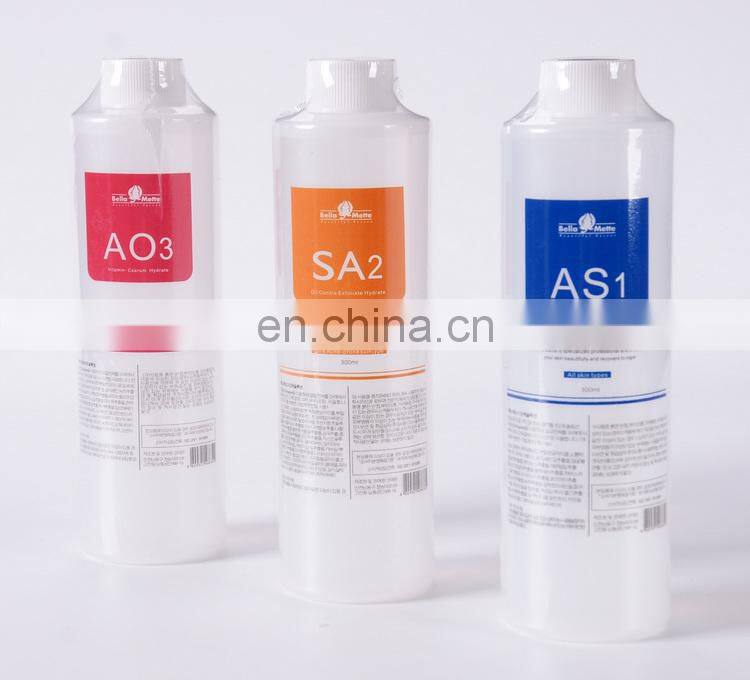 2019 Hot Selling 3 Bottles 400ML Hydra Dermabrasion Machine Small Bubble Solution Cleans And Hydrates Skin