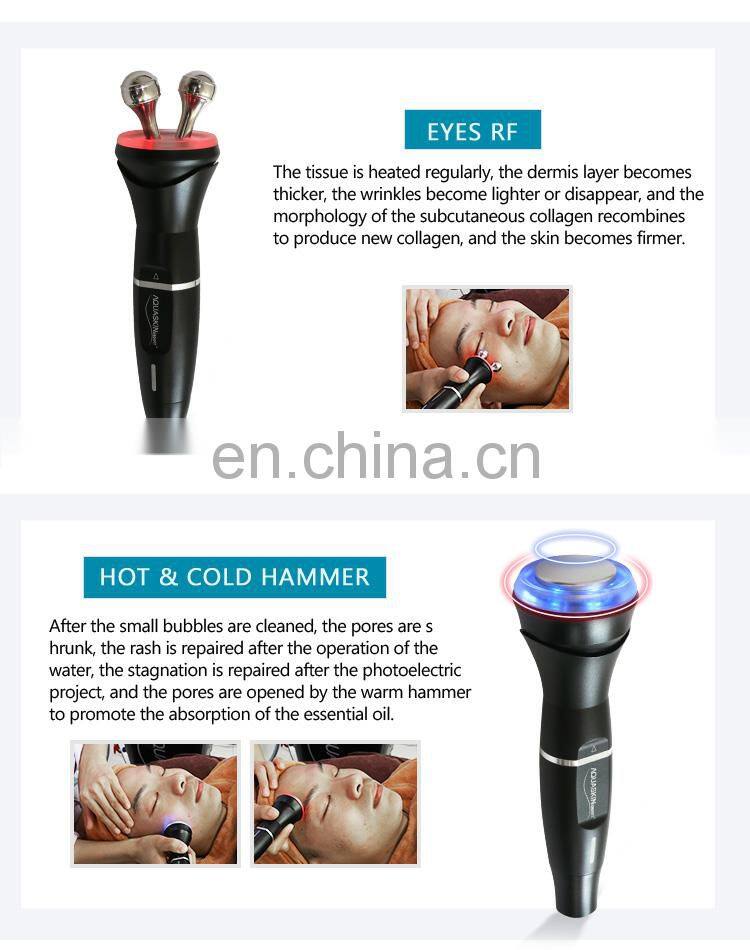 9 in 1 Multifunctional diamond microdermabrasion aqua peel machine RF Lifting skin rejuvenation skin lightening