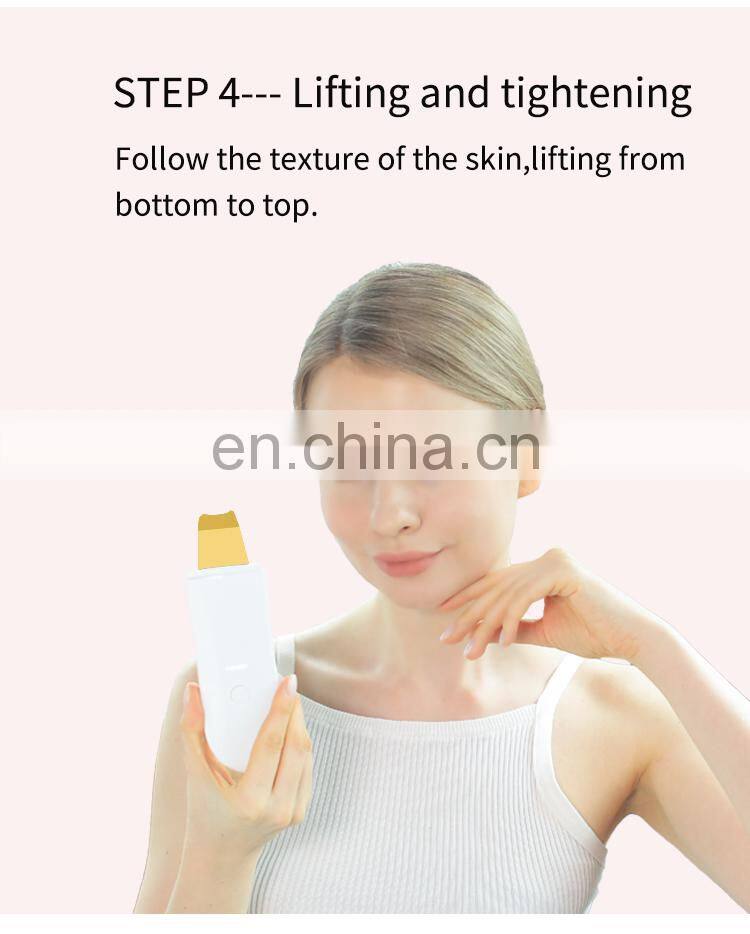 New products face scrubber ultrasonic facial scrubber beauty device