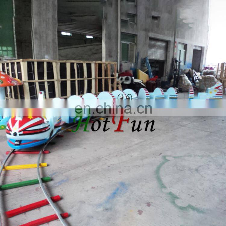 Amusement theme park mini train entertainment park product amusement theme park train set for sale