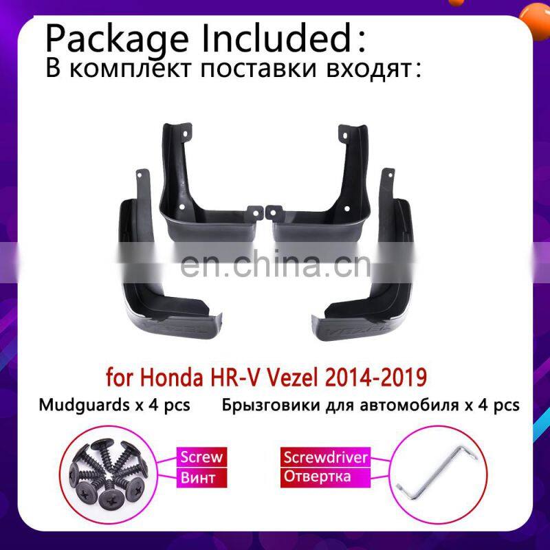 for Honda HR-V Vezel 2014 2015 2016 2017 2018 2019 HRV HR V New Mudguards Mudflaps Fender Mud Flap Splash Guards Car Accessories