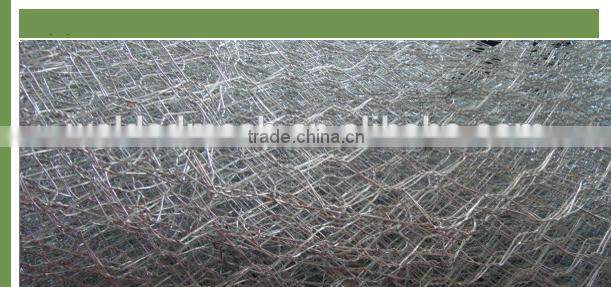 PVC coated galvanized hexagonal 1X1X1 gabion mesh box