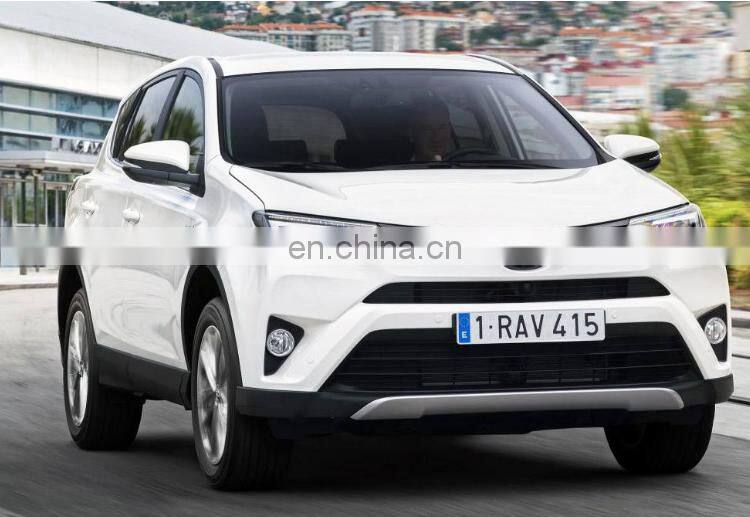 Car accessories stainless steel car front and rear bumper guard board style for toyota rav4 2016