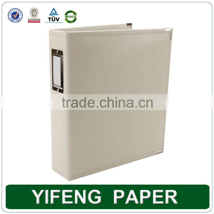 Alibaba Supplier china factory custom made pu a3/a4/a5 wholesale mini metal ring binder