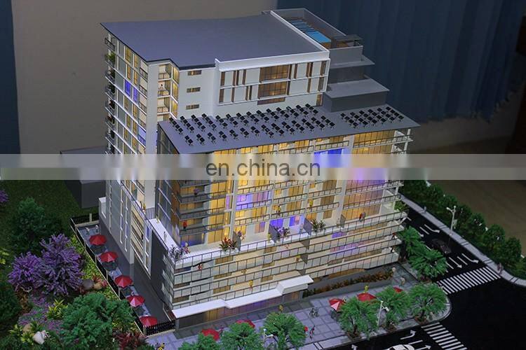 Miniature 3d model house plan ,architectural scale model maquette 3d