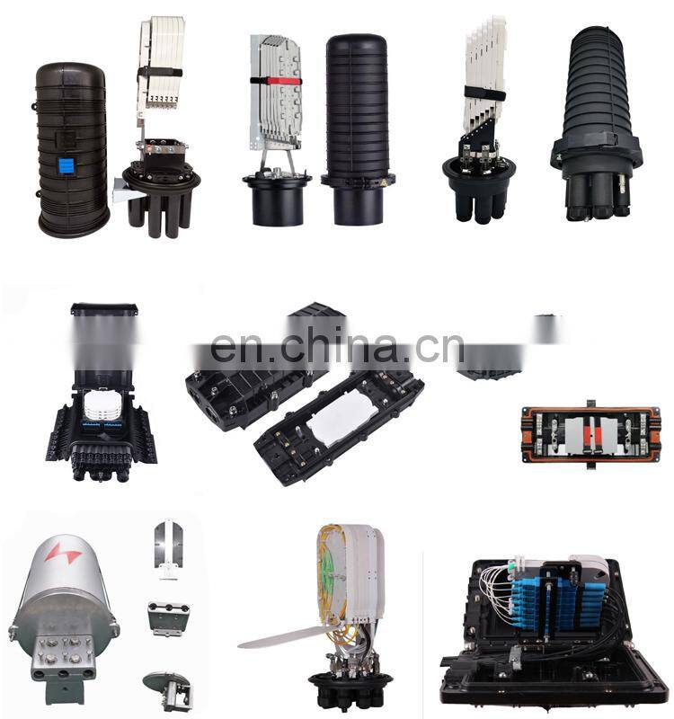 shenzhen water proof optical ftth distribution 8 12 24 48 144 core 3m horizontal inline fiber optic cable splice joint closure
