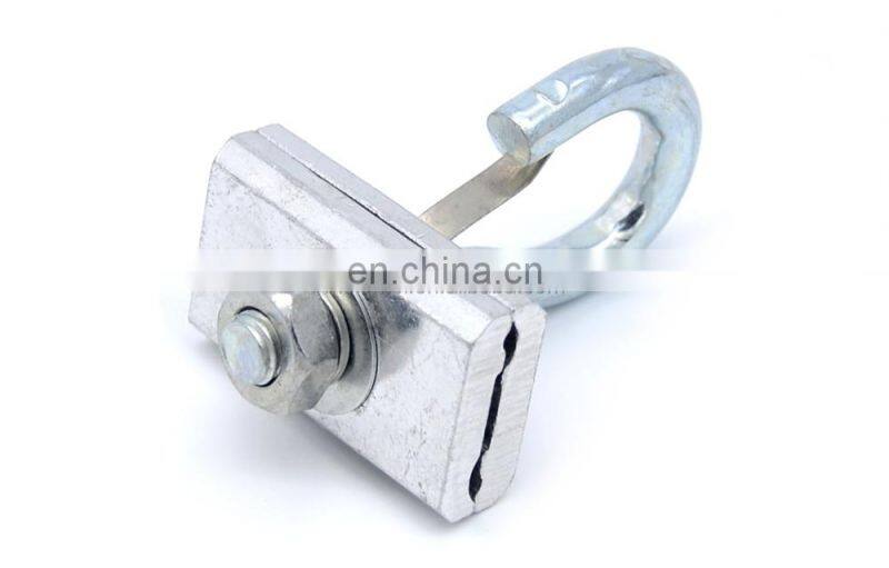 MT-1701 Factory Price DACROMET Fiber Optic Cable Hook Fiber Optic Wire Span Clamp