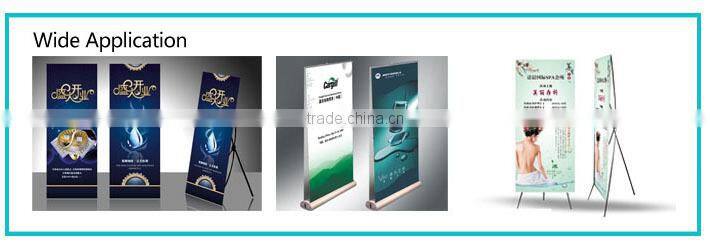 roll up media silver back PET film 160mic