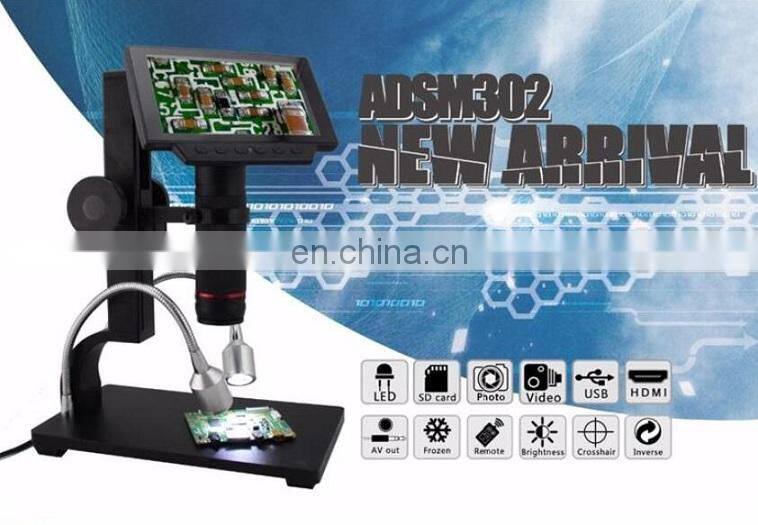 ADSM302 Andonstar Microscope 5 Inch Screen Digital Microscope for PCB Repair Tool