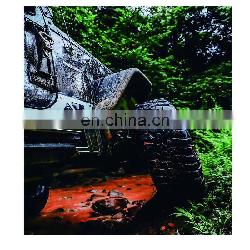 offroad 2/4 doors Carbon Fiber Side Skirts Side Spoiler for Jeep Wrangler JK 2007+ Auto Accessories