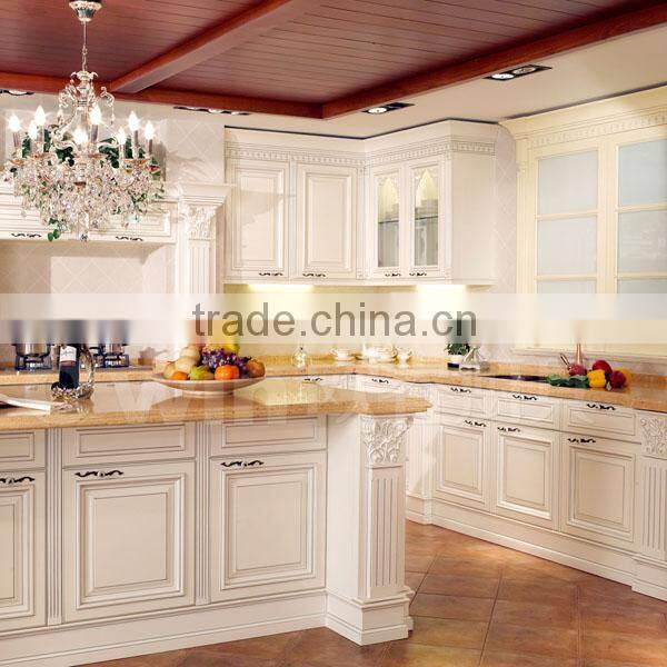 beech wood kitchen cabinet-solid wood kitchen cabinet